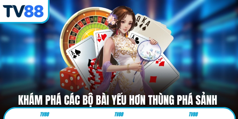 Khám phá các bộ bài yếu hơn Thùng Phá Sảnh trong Poker